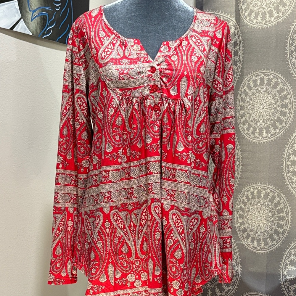 NWT Halife Paisley Tunic